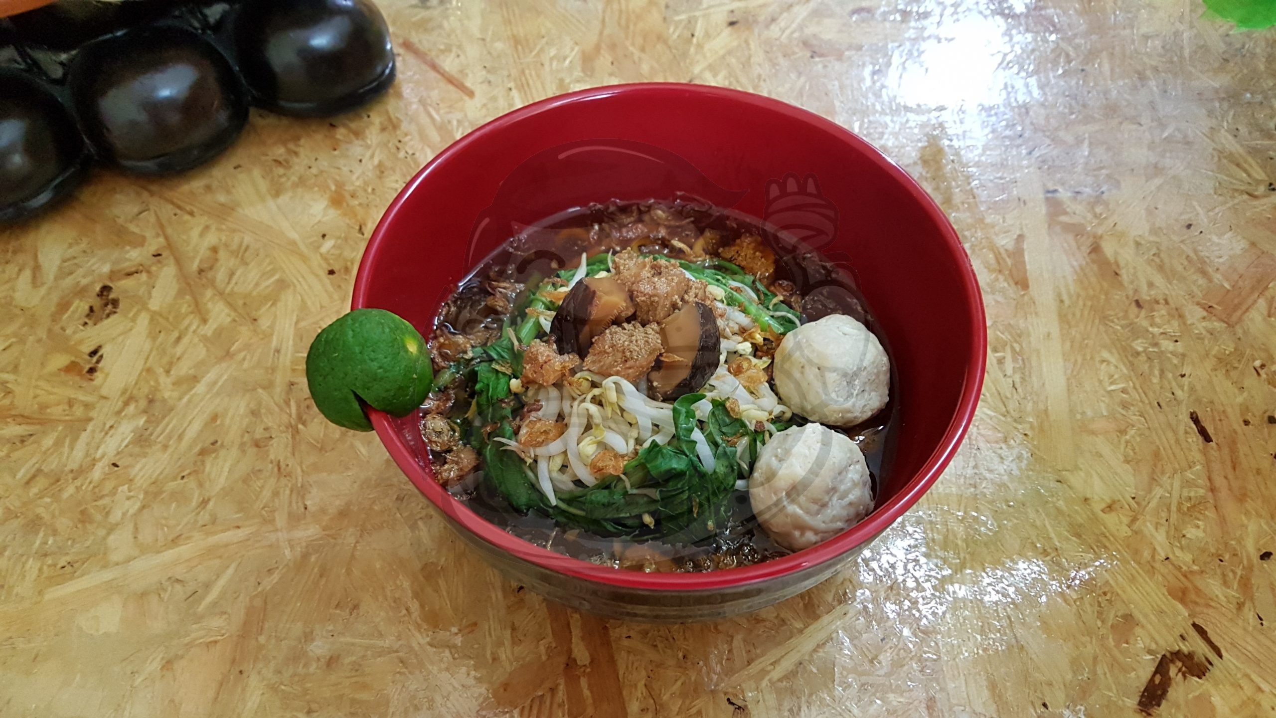 Mie Kangkung Bakso Ayam