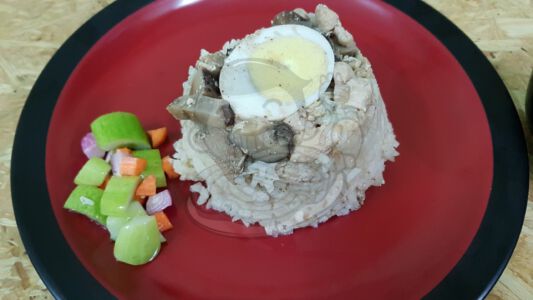 Nasi Tim Ayam Spesial